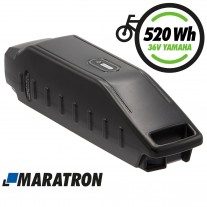 MARATRON® Ersatz-Akku für Yamaha Rahmenakku 520Wh 36V 14,5Ah für E-Bikes Pedelecs von Haibike, Winora, Batavus u.v.m.
