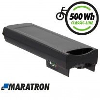 Maratron Ersatz-Akku für Bosch PowerPack Classic+ 500 Gepäckträger 36V 14Ah (504Wh) für E-Bike Pedelec Fahrrad (G500)