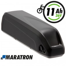 Maratron E-Bike Unterrohrakku 36V 11Ah Set mit Halterung und Anschlusskabel