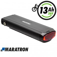 Maratron E-Bike-Akku 36V 13Ah für STELLA Gepäckträgerakku JCEB360 - inkl. Ladegerät