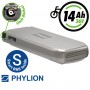 Phylion Akku 36V 14Ah Joycube Wall-ES mit SMART-BMS (UART) und Cinch-Ladebuchse für E-Bikes Pedelecs von TELEFUNKEN u.a.